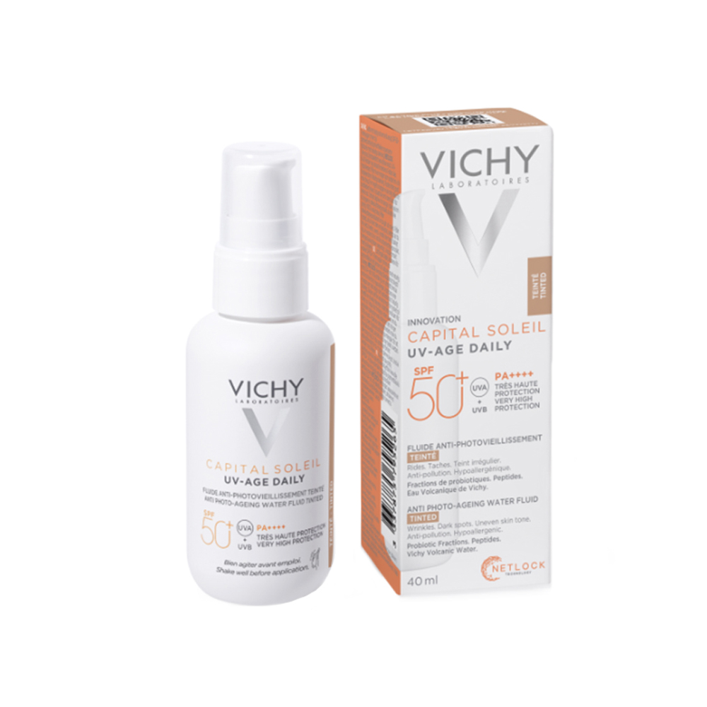 VICHY - CAPITAL SOLEIL UV-Age Daily SPF50+ (με χρώμα) - 40ml